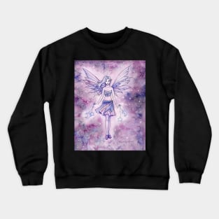 Astralina Celestial Star Fairy Fantasy Art Crewneck Sweatshirt